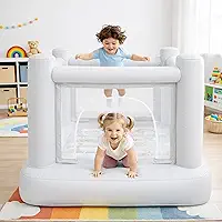 dream castle Mini Pula-Pula com Bomba Elétrica para Crianças de 3 A 6 Anos, Ideal para Uso Interno Ou Externo, Feito Em Pvc.