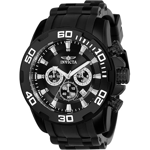 Invicta Men's 22338 Pro Diver Analog Display Quartz Black Watch