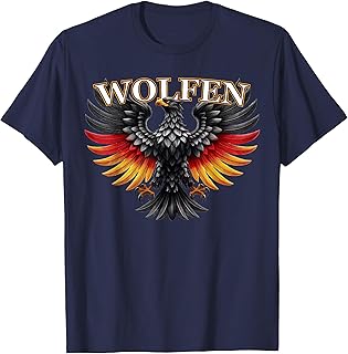 Wolfen Deutsch Deutschland German Souvenir Artikel T-Shirt