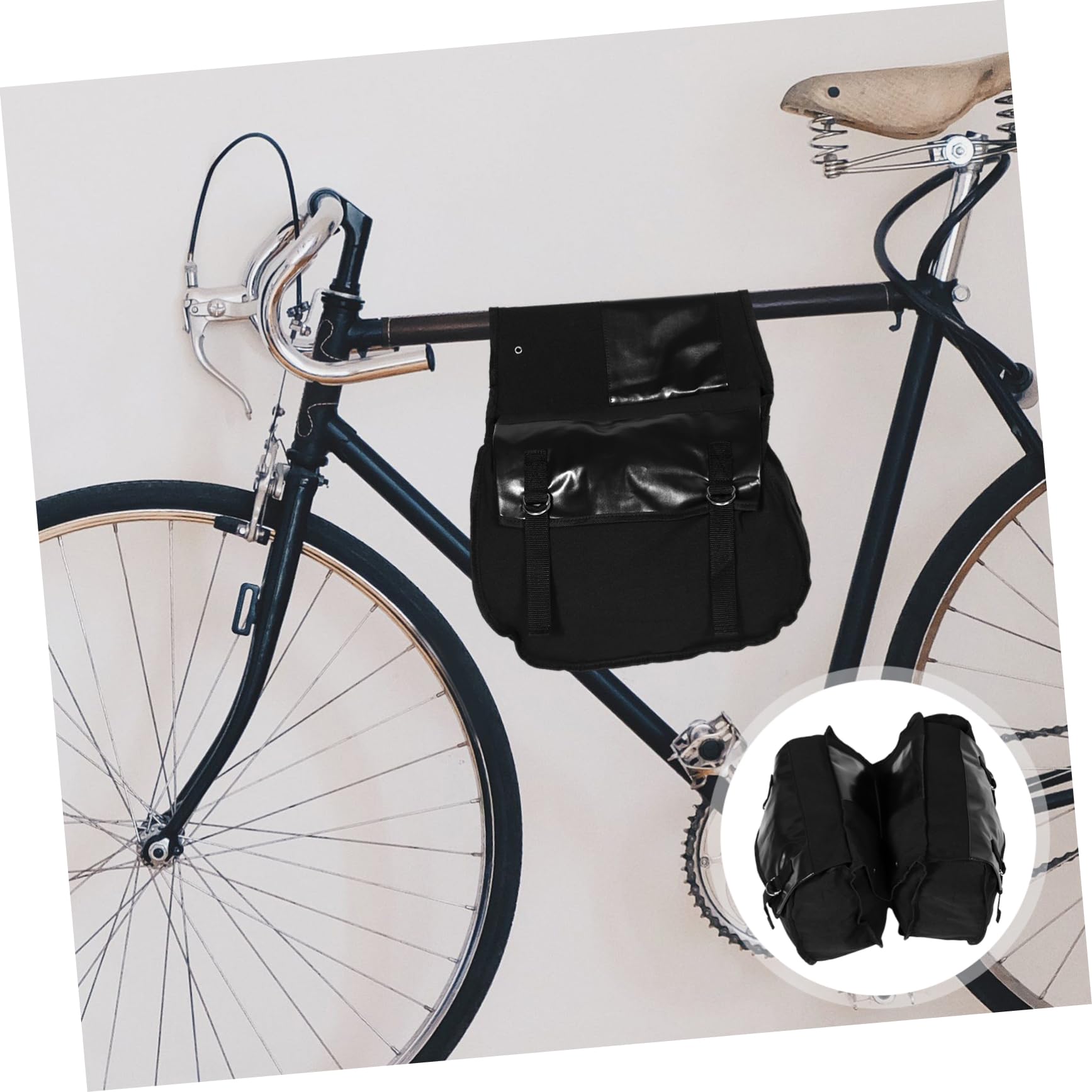 Hemobllo Bolsa para Alforjas De Ciclismo De Montaña Resistente Al Agua Polvo para Viajes Bicicleta Eléctrica Gran Capacidad para Organización De Herramientas y Accesorios