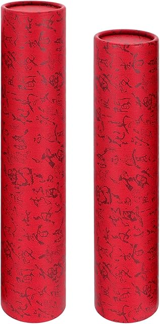 Milisten Poster Tube Portable Expandable Blueprint Drafting Document Art Storage Hard Tube Calligraphy Painting Tubes Paper Drawing Mailing Tubes