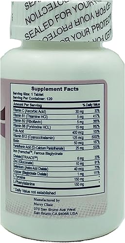 Miniatura 3 de Viti-Nutrients Vitaminas Integrales para la Pigmentación de la Piel - 120 Tabletas