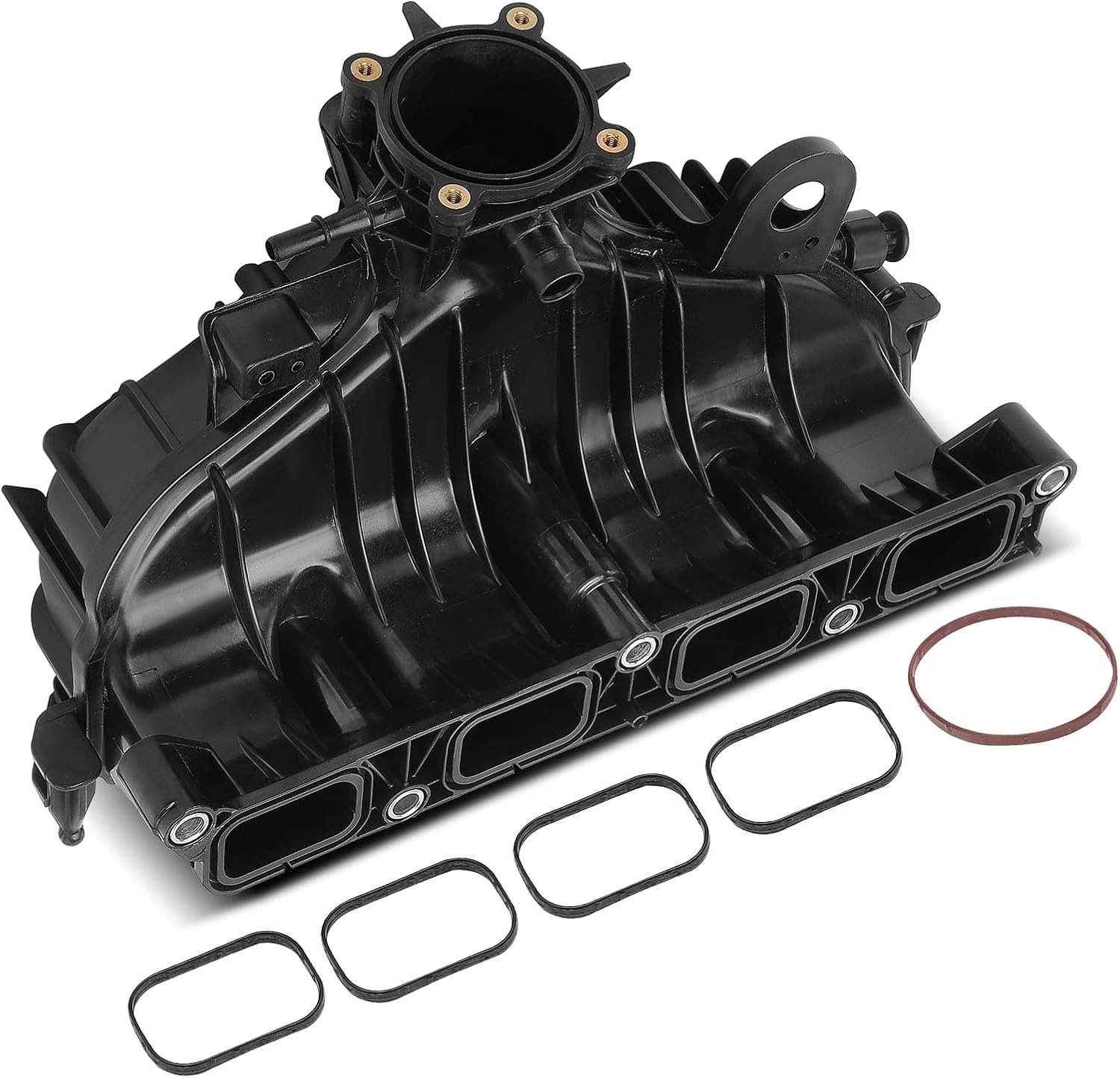 A-Premium Engine Intake Manifold Assembly W/Gasket [2.0L 2.3L Only] Compatible with Ford Escape 2013-2019, Focus 2016-2018, Fusion 2013-2016 & Lincoln MKC 2015-2019, MKZ 2013-2016