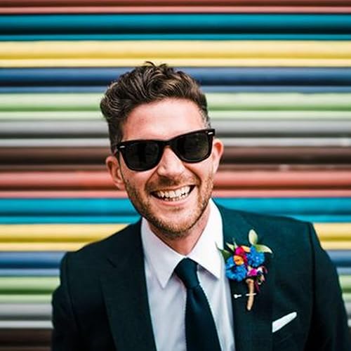 Miniatura 7 de BachpartyGifts Gafas de sol para despedida de soltero, regalos de propuesta de padrinos de boda, juego de 8 piezas de decoraciones para despedida de