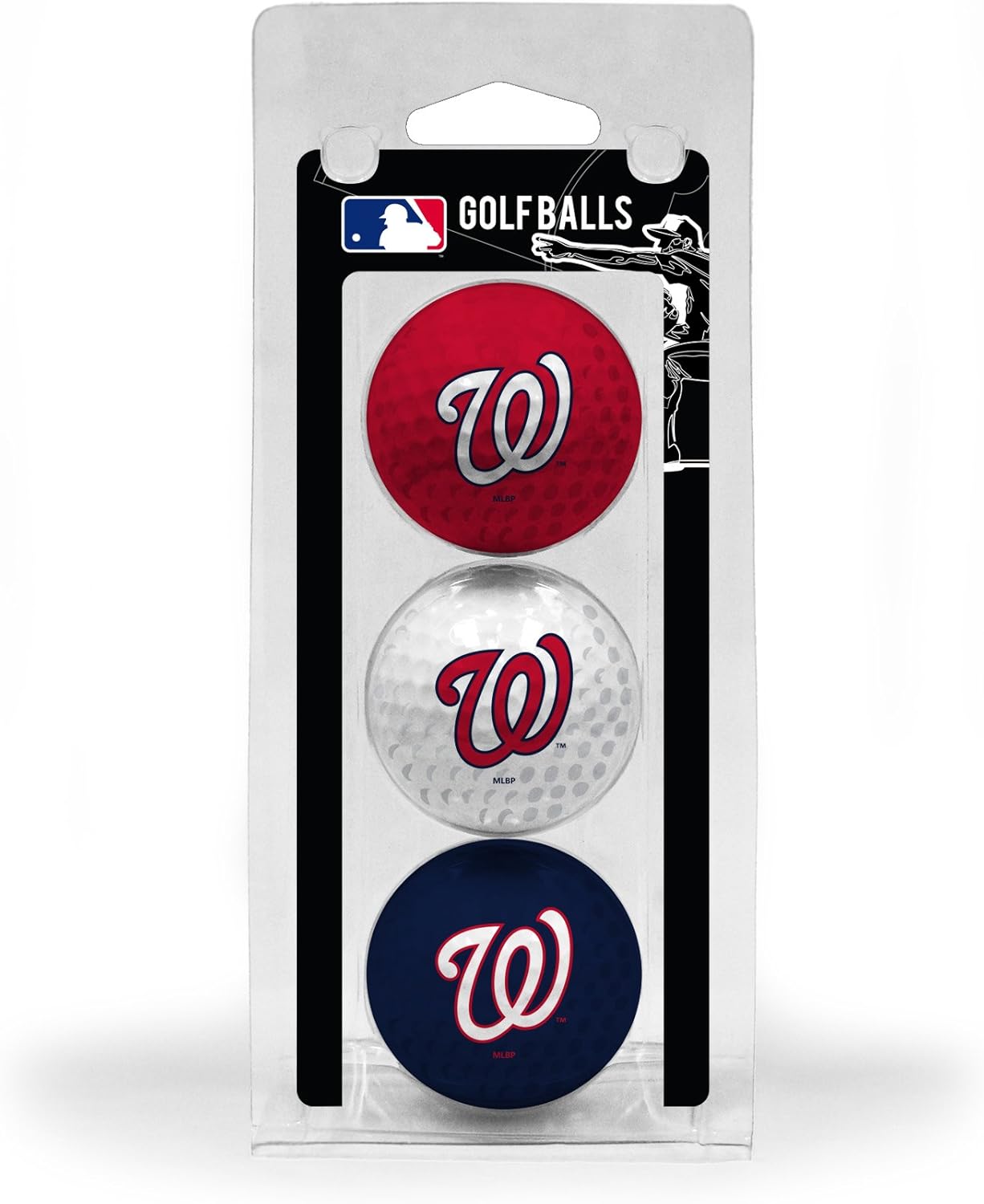 Team Golf MLB Los Angeles Dodgers Regulation Size Golf Balls, 3 Pack, Full Color Durable Team Imprint : Everything Else