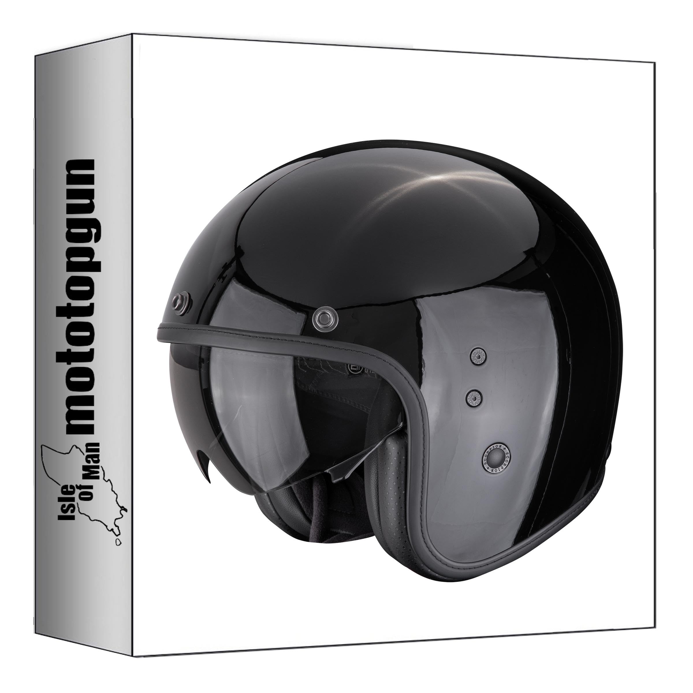 Scorpion Belfast Evo Solid casque jet de style vintage