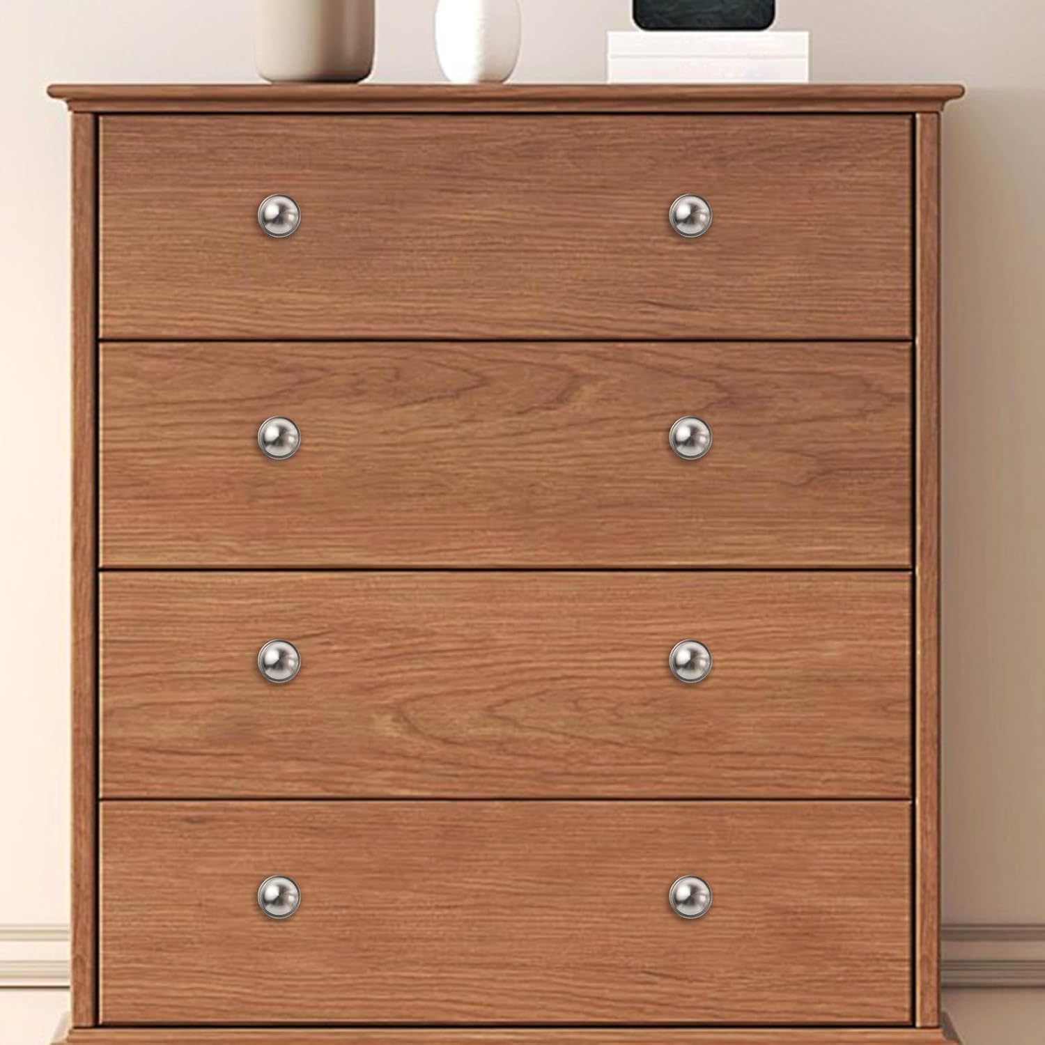 10 Pack Brushed Satin Nickel Kitchen Cabinet Knobs and Drawer Knobs