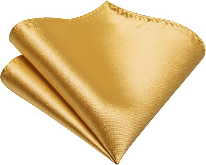 Set de Corbata de Seda Satinada y Pañuelo 5 Piezas para Hombre miniatura 5