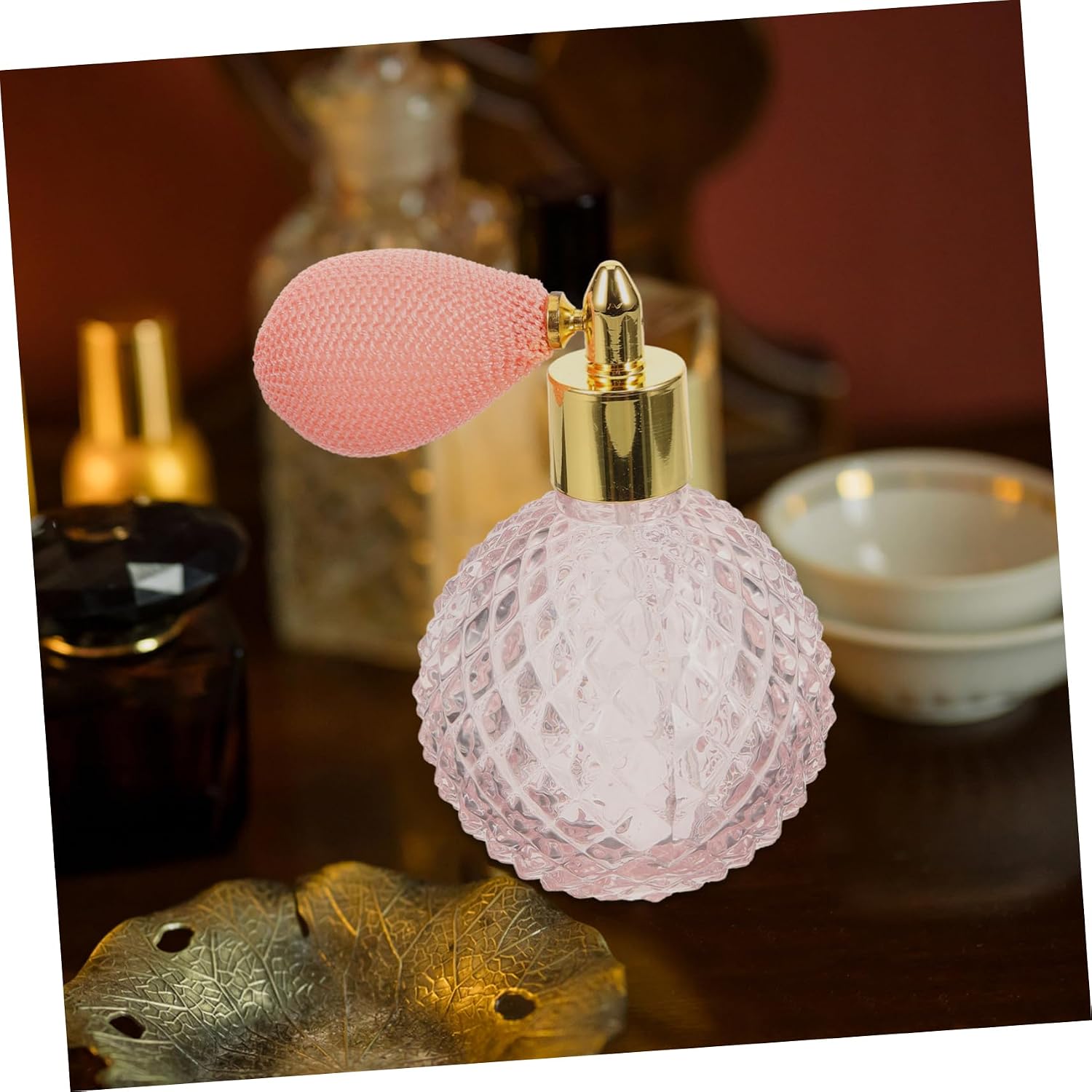 Perfume Packing Bottle 100ml Glass Gasbag Mist Spray Bottles Leakproof for Travel