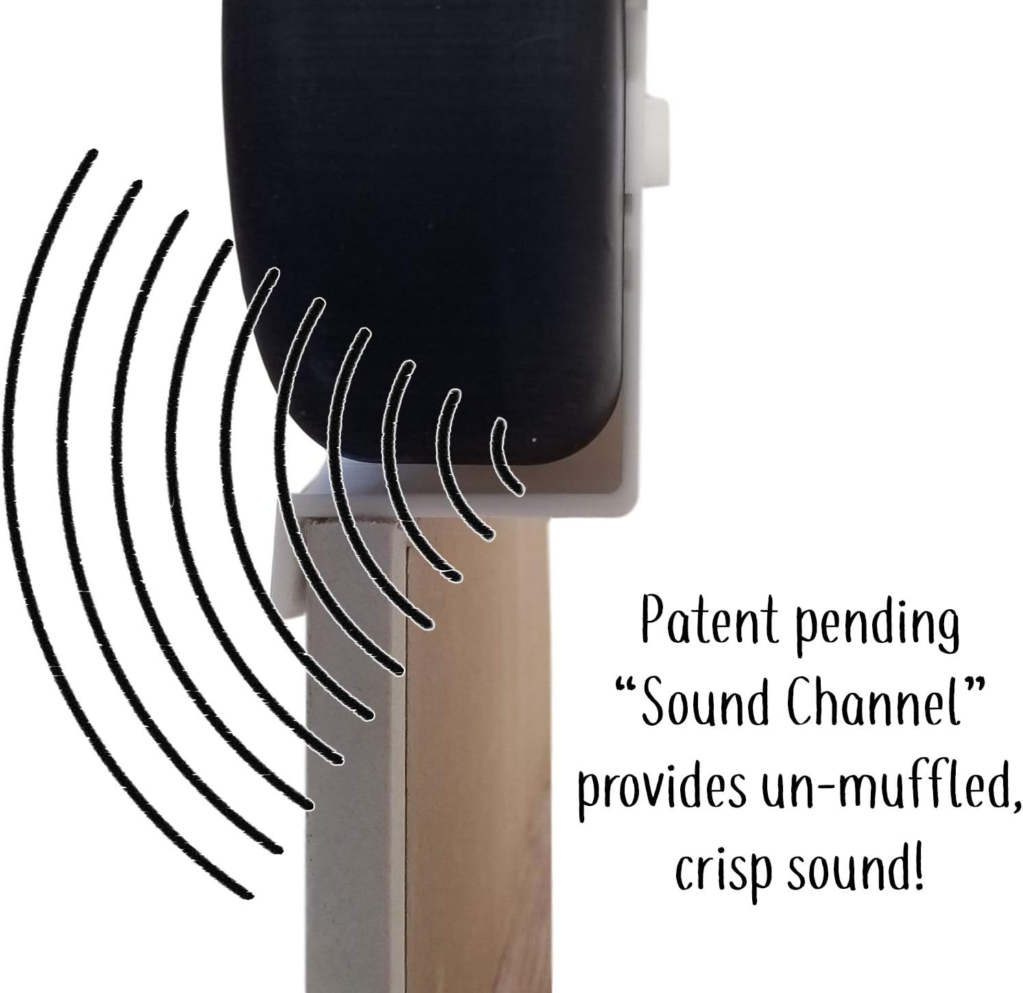 🔥 Crazy Deals Mount Genie Flush Mount | Built-in Wall or Ceiling Bluetooth Speaker Mount [Newest 2019 Model] | Includes Optional Grill. Award Winning Design. Fantastic Sound (Black, 1-Pack)