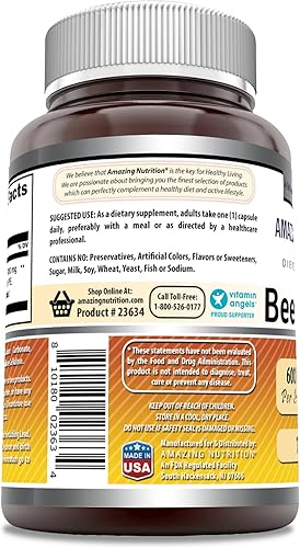 Vista 3 de Amazing Formulas Suplemento de propóleo de abeja 600 mg por porción 120 cápsulas Sin OMG Sin gluten Fabricado en Estados Unidos