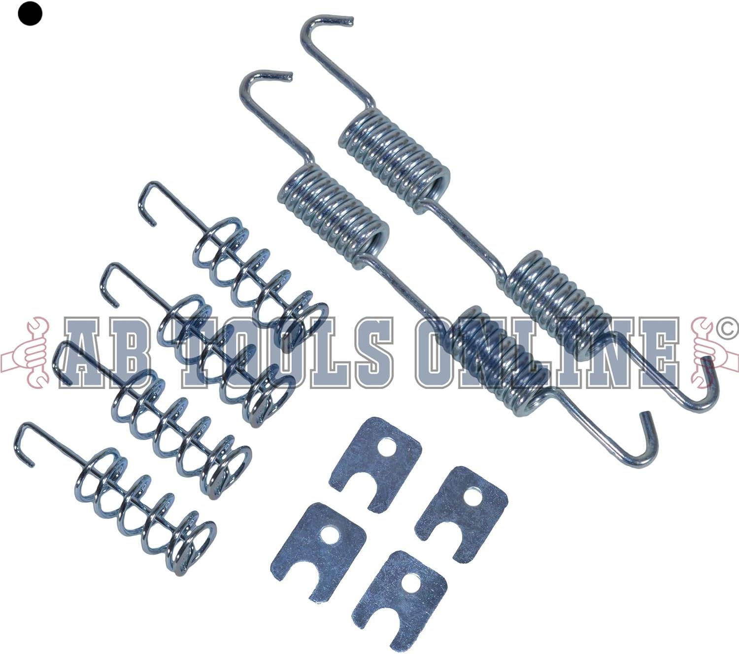 AB Tools Trailer Brake Shoe Replacements Spring Kit 160mm x 35mm for ALKO Brian James