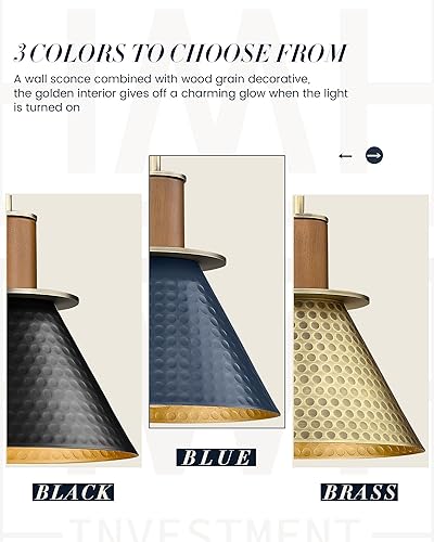 Miniatura 3 de HWH - Apliques de pared rústicos, lámpara de pared industrial para interiores, cuello de cisne, 1 luz de tocador de granero para baño, dormitorio,