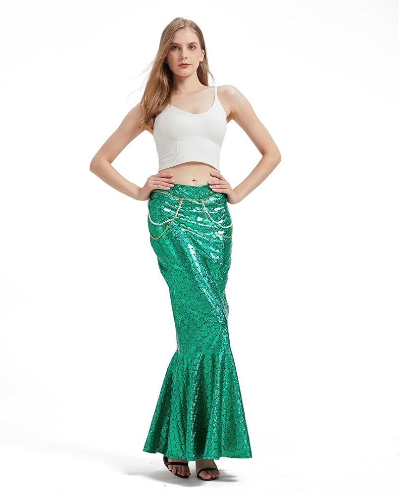 Amazon.com: Halloween Costume for Woman 2024 - Mermaid Skirt