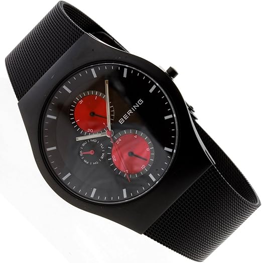 Bering Time - 11942-229 - Montre Homme - Quartz Analogique - Bracelet Acier  Inoxydable Noir : Amazon.fr: Montres