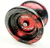 Unresponsive Yoyo Anodized Magic Trick Metal Yo-yo for Beginners RED Splash