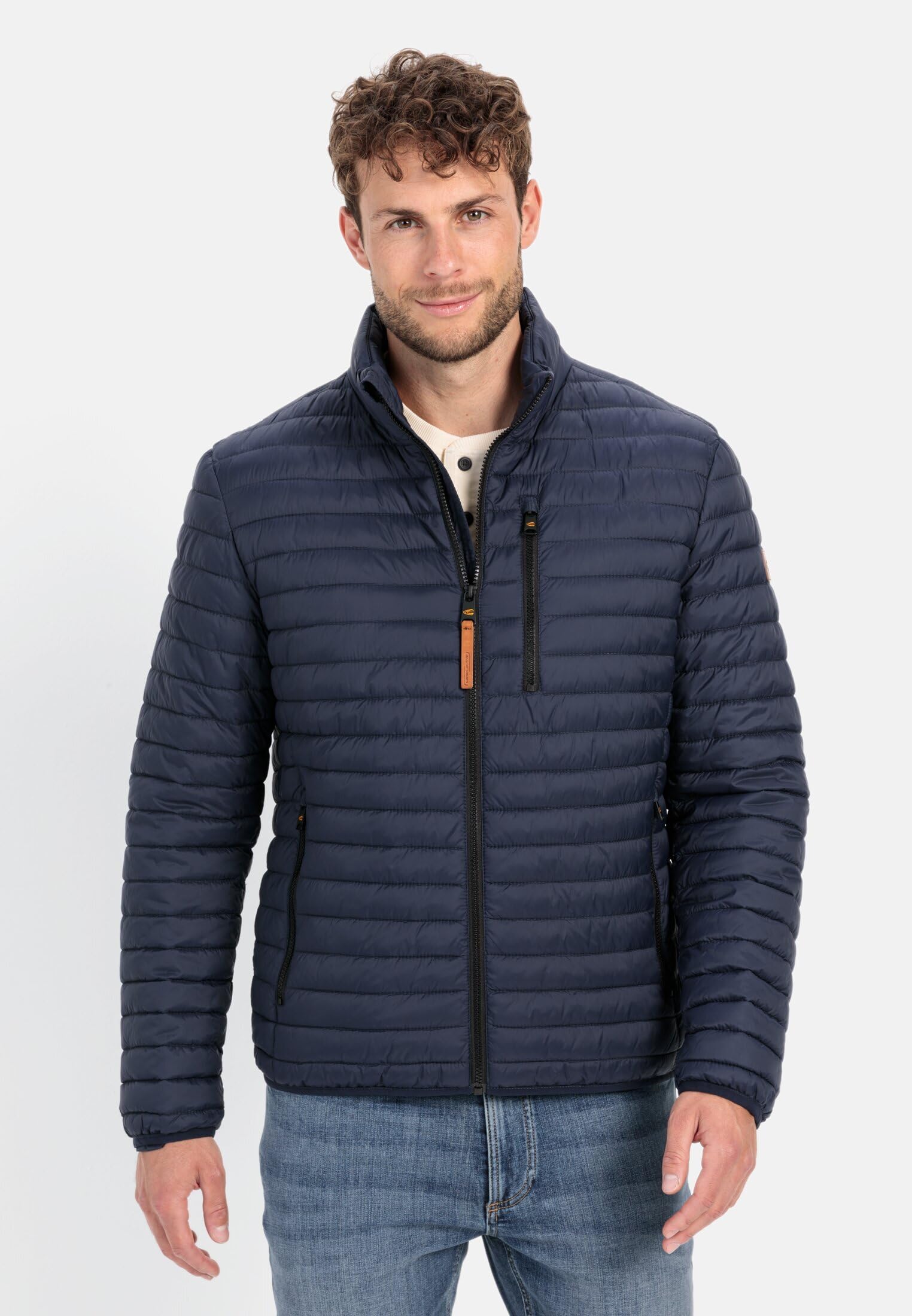 camel active Herren Steppjacke aus recyceltem Polyamid