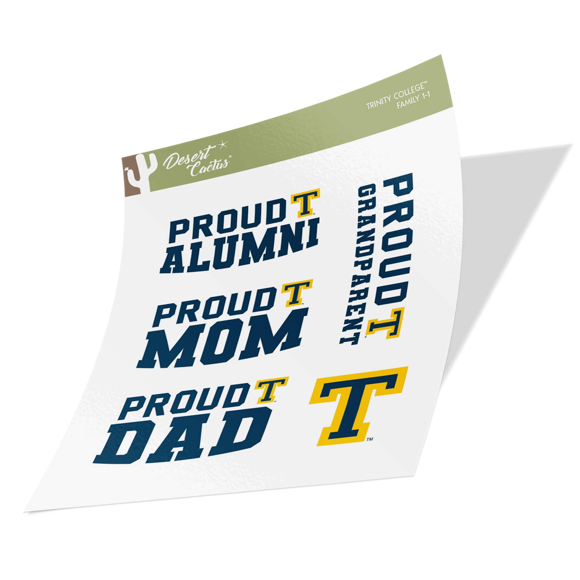 Buy Trinity College Bantams Sticker Vinyl Decal Laptop Water Bottle Car Scrapbook (Family Full