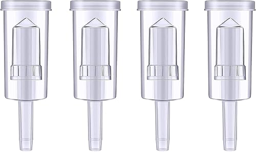 Brewing America Esclusas duraderas para elaboración de cerveza, paquete de 4 esclusas de fermentación, esclusas de vino, utilizadas para preparar