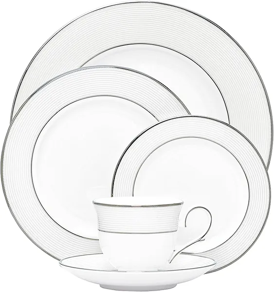 Lenox 806506 Opal Innocence Stripe 5-Piece Place Setting