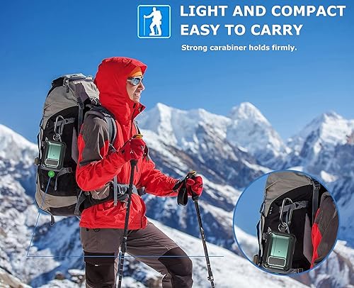 Miniatura 5 de Funda para AirPods Pro 21 Gen, funda protectora resistente con kit limpiador y puntas de repuesto para las orejas (SML), llavero, negroverde