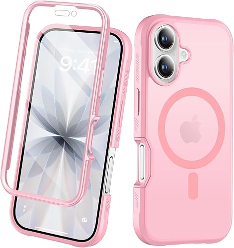 Miniatura 7 de Funda para iPhone 15 de cuerpo completo, protector de pantalla integrado, con protector de lente de cámara, [antiamarilleamiento], funda protectora