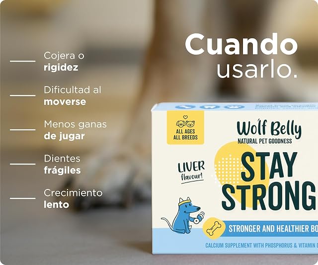 Foto 4 de 8 de Wolf Belly - Suplemento de Calcio para Perros y Gatos (30 uds.)
