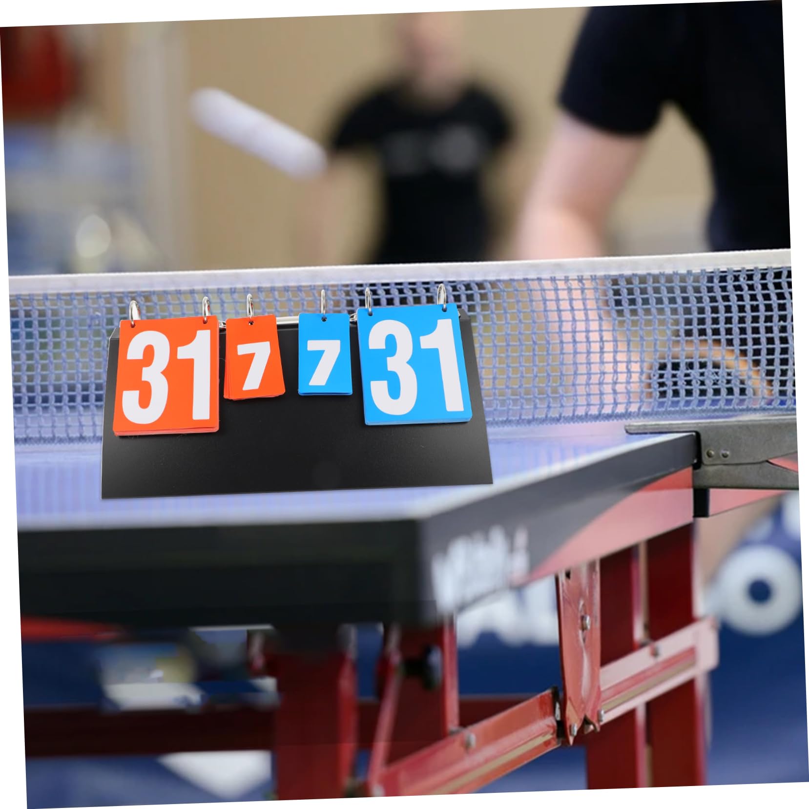 Kisangel Tabellone Segnapunti Cifre Sportivo Segnapunti da Tavolo Supporto Pratico e Durevole per Tennistavolo Badminton e Altre attività