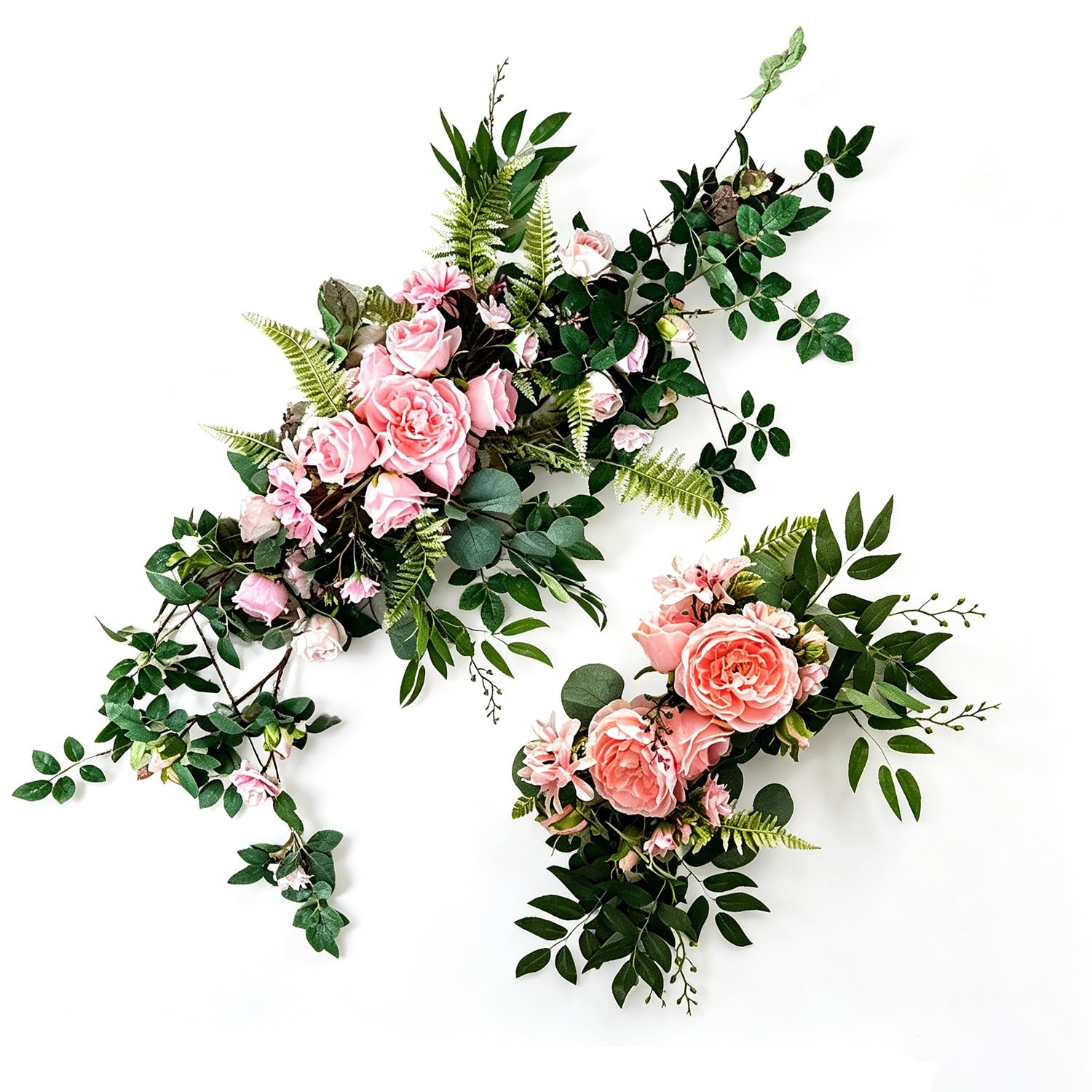 Guirnalda de Flores de Seda rosa para momentos llenos de encanto
