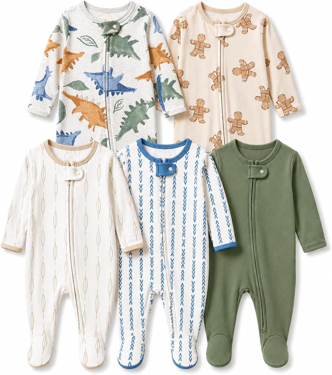 100% Cotton Baby Sleepsuits/Jumpsuits/Footed Rompers