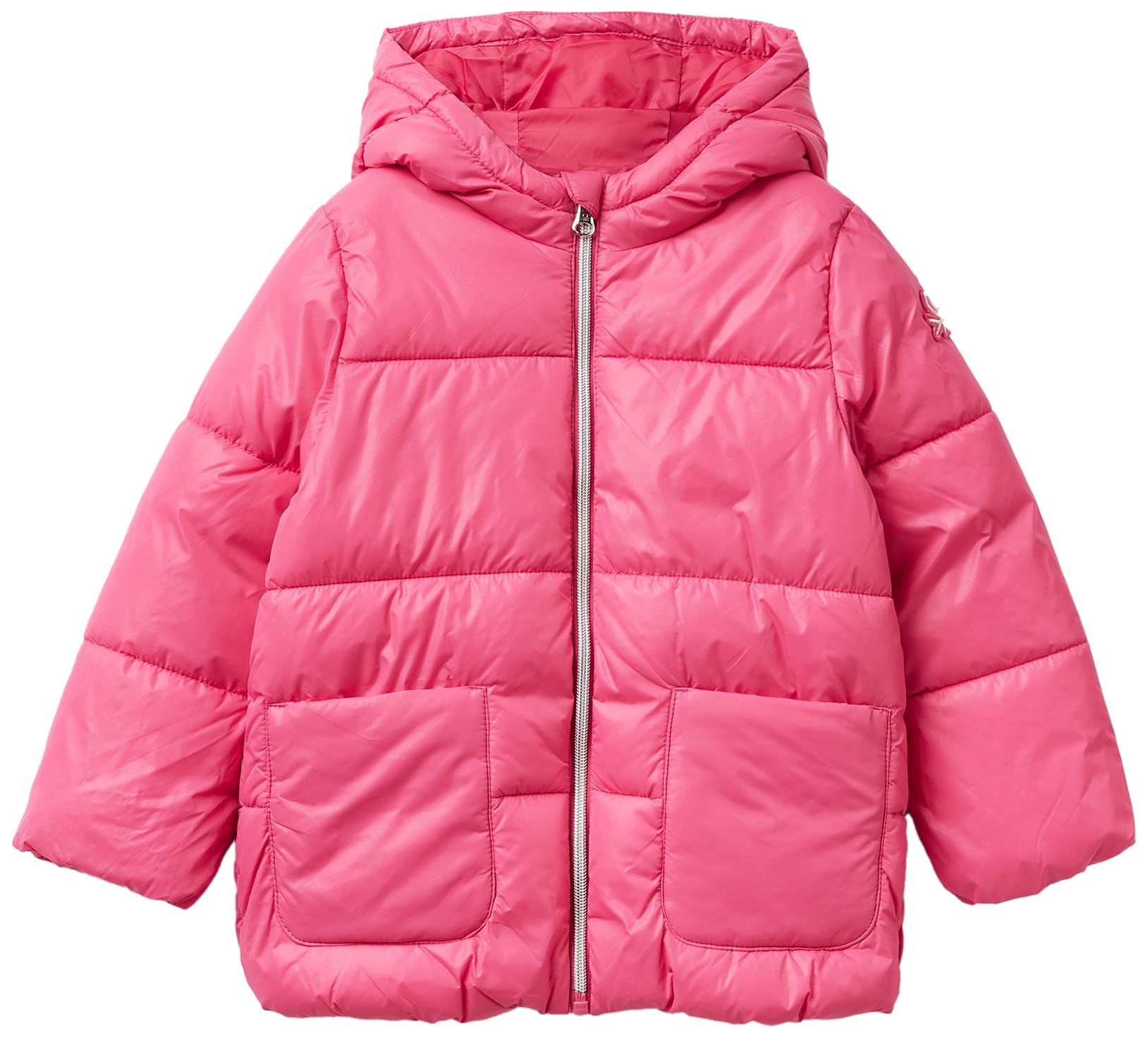 Veste Enfant Aubergine United Colors of Benetton avec Capuche