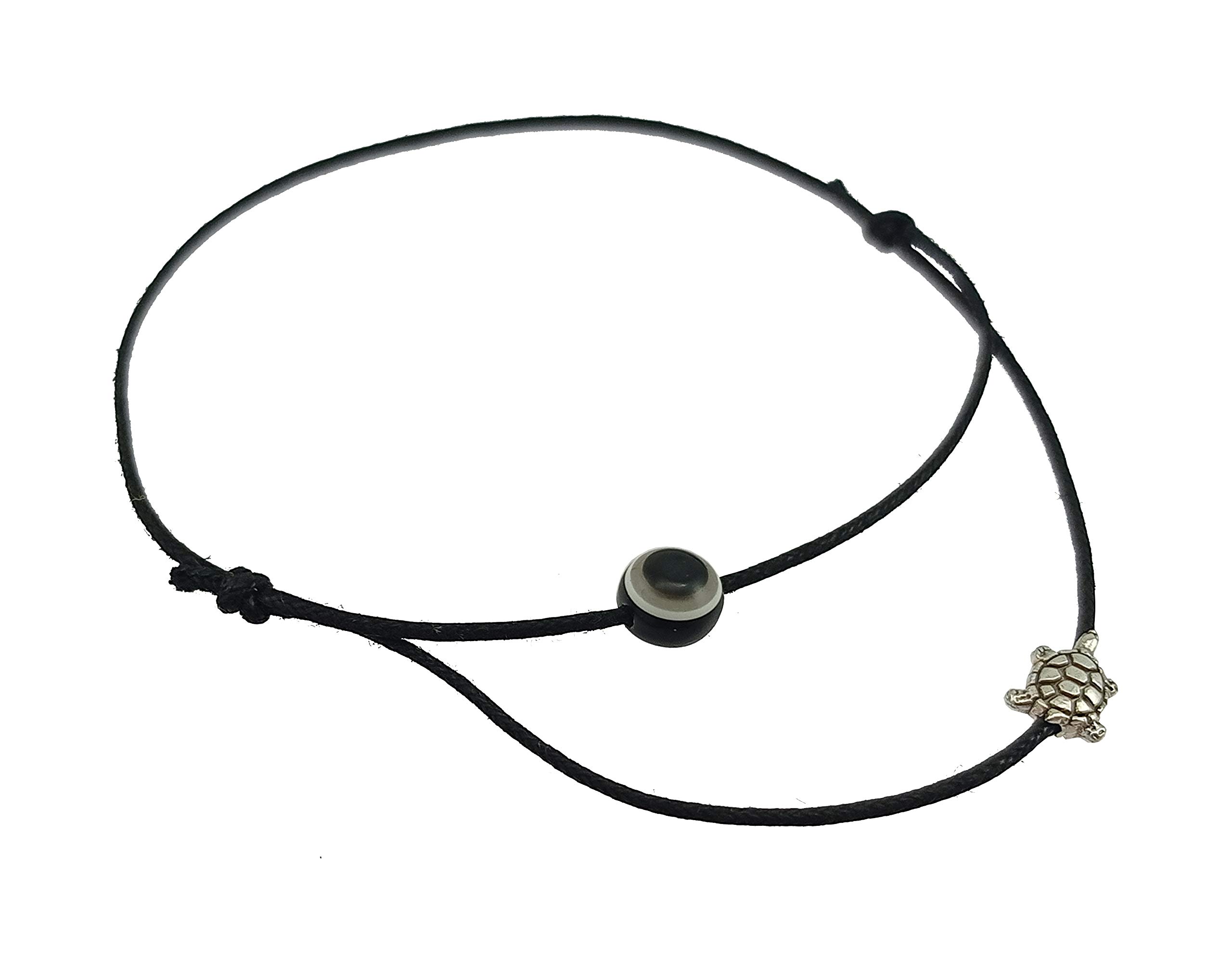 Black Thread Adjustable Knot Anklet with Evil Eye and Charm for Women and Girls-image-35