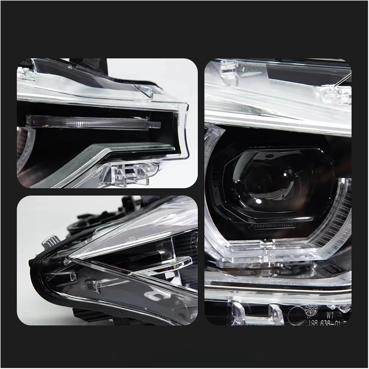 Car Lights Compatible For BMW F30 Laser Headlight Projector Lens 2013-2018 F31 LCI LED Head Lamp DRL Styling Auto Accessory