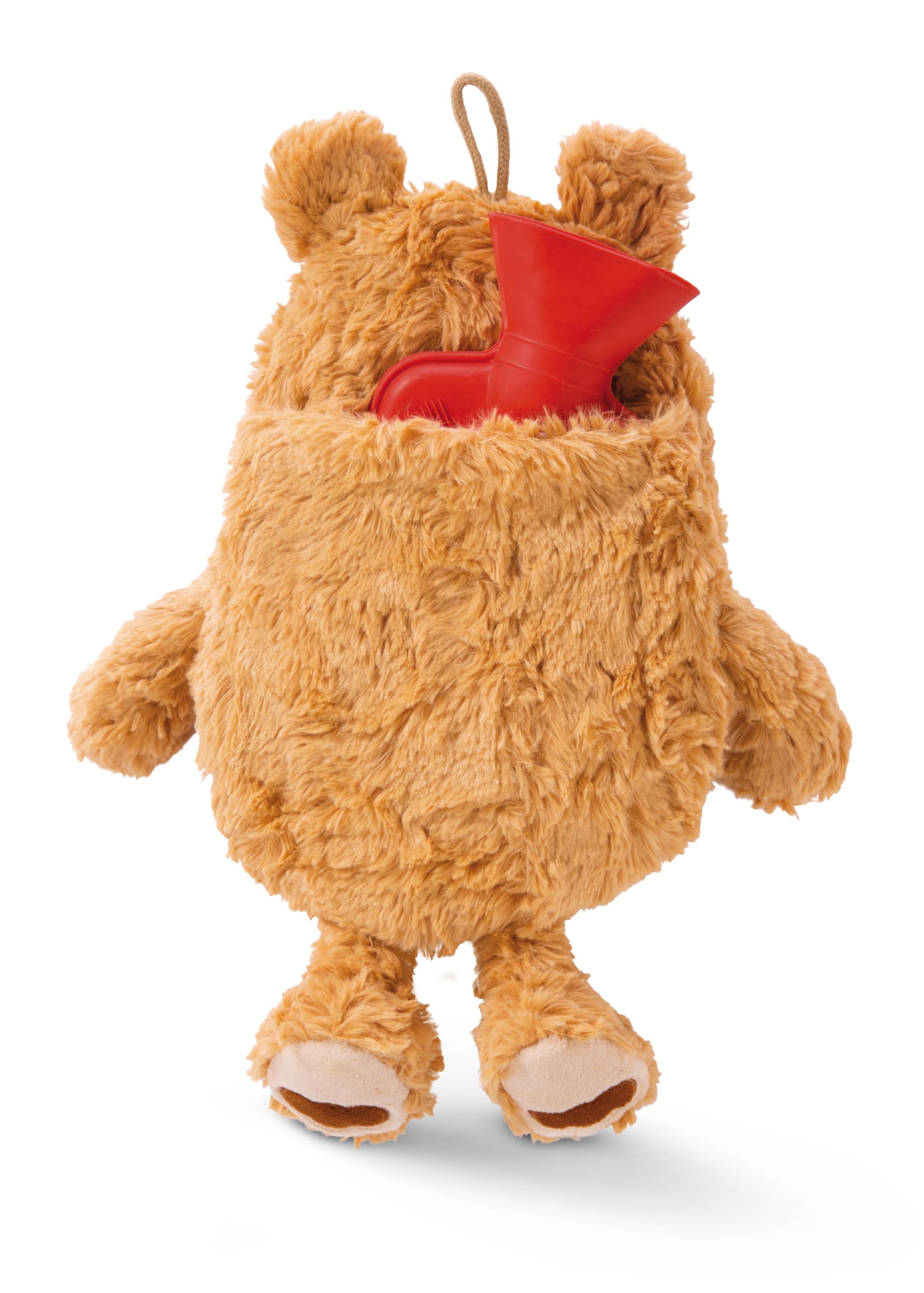 NICI Wärmflasche Bär 300ml 34cm braun - 2 in 1 - Weiches Kuscheltier & Wärmflasche für Mädchen & Jungen - Plüschtier Bettflasche ab 10 Monate