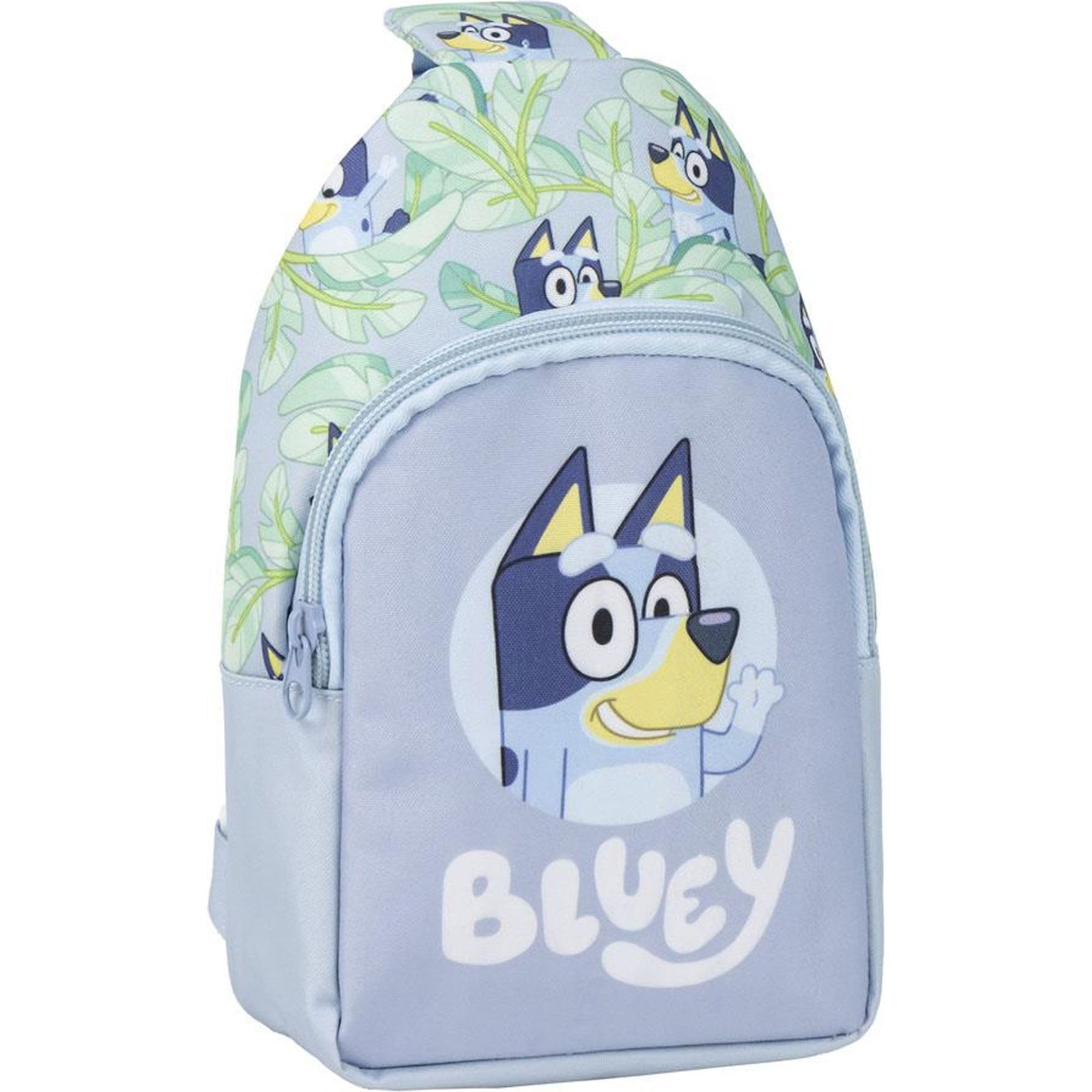 Sac à Dos Peluche Bluey Pour Enfant - 22x18x8 Cm - Ultra Doux Avec Poche Zippée - Idéal Crèche Et Maternelle