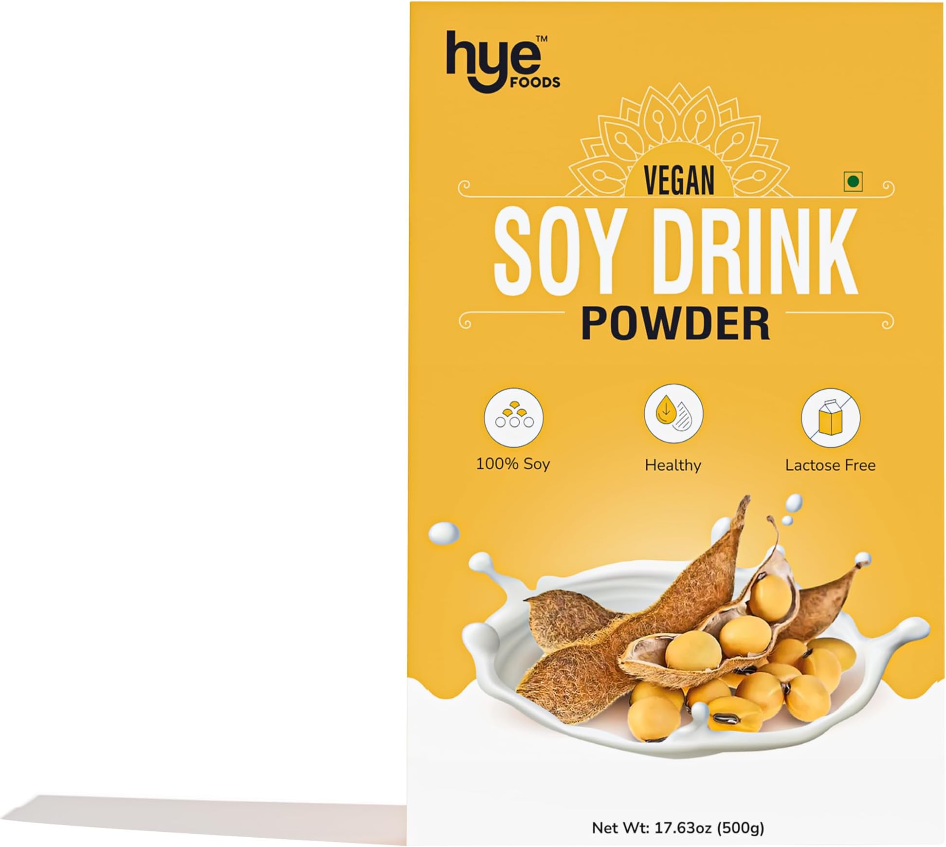 HYE FOODS Vegan Soy Milk Powder 49 Protein Unsweetened