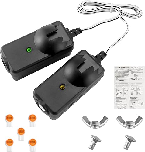 𝟮𝟬𝟮𝟲 𝙐𝙥𝙜𝙧𝙖𝙙𝙚𝙙 41A5034 Safety Sensor Kit Fit for Liftmaster/Chamberlain/Craftsman Garage Door openers Made After 1997 Replace G801CB-P 2 Garage Door Sensors (Receiving&Sending) by puxyblue