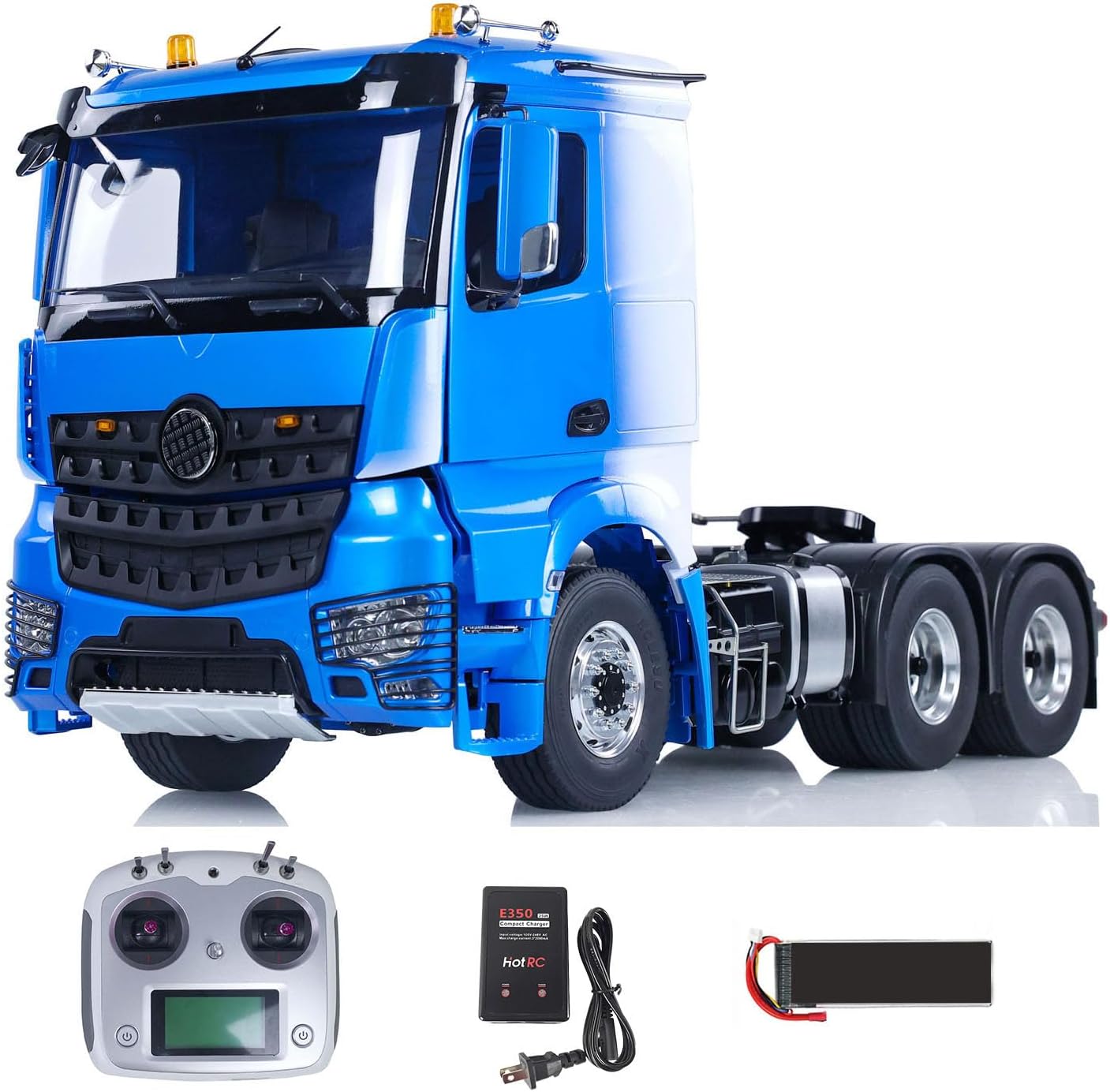 TOUCAN RC HOBBY 1/14 6x6 RC Tractor Truck RTR Wireless Control Car Model Metal Chassis Sounds
