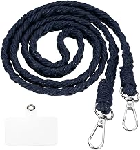 uxcell Phone Lanyard, Braided Crossbody Cellphone Neck Strap with Tether Tab, Anti Theft Phone Strap for Women