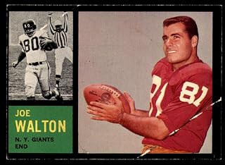 Football NFL 1962 Topps #103 Joe Walton VG NY Giants