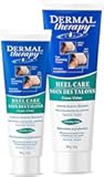 Dermal Therapy Heel Care Cream - Moisturizing Treatment that Repairs and Heals Dry, Rough, Cracked Heels and Feet | 25% Urea and 6% Alpha Hydroxy Acids (3oz+8oz Bundle)