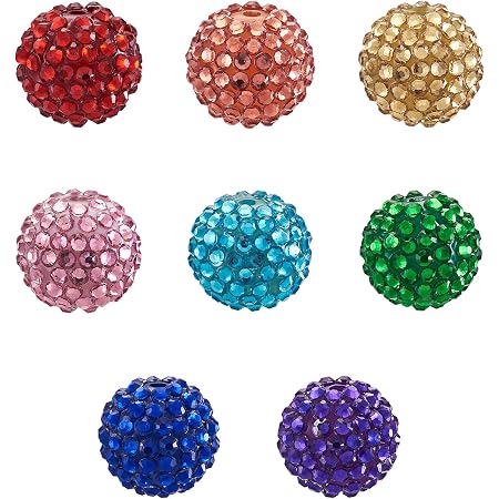Round Shape Bead 50Pcs AB Resin Rhinestone Applique 20mm Crystal Flatback Beads Round Shape Bead 50Pcs AB Resin Rhinestone Applique 20mm Crystal Flatback Beads
