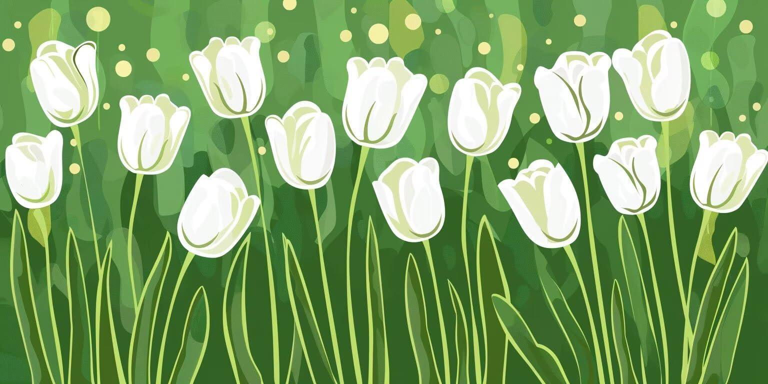 Pintar por Numeros Adultos, Rosas Blancas, 70x90cm 7JGWX-16