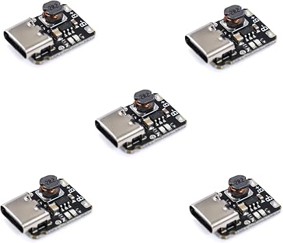 5 قطع 5 فولت 1.2 أمبير وحدة تفريغ الشحن USB Type-C 18650 لوحة شاحن تفريغ بطارية الليثيوم مع الحماية استبدل TP4056 أو TP4057.