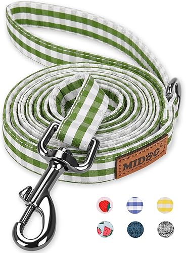 MIDOG Correa para perro, 6 pies de mango acolchado suave de nailon resistente para perros pequeños, medianos y grandes, para caminar y entrenar, 58