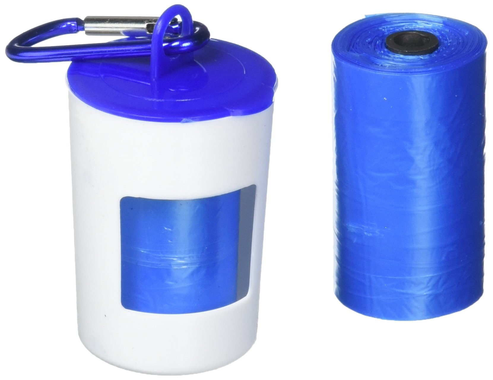 Boss Pet52113 Dog Waste Pick Up Bag Portable Small Dispenser with Clip and Bonus Roll