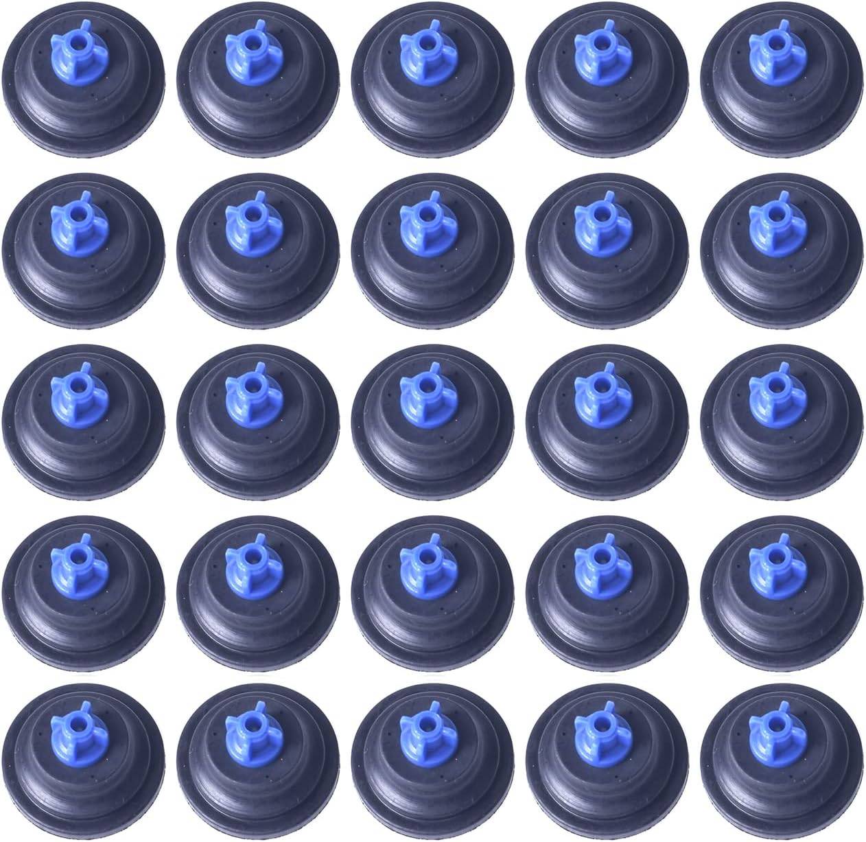 NEW 25 Pack Blue Tip Diaphragm Replacement For Wascomat, Speed Queen, Huebsch, Unimac Washer Washing Machine 823492 300202 823493 823499