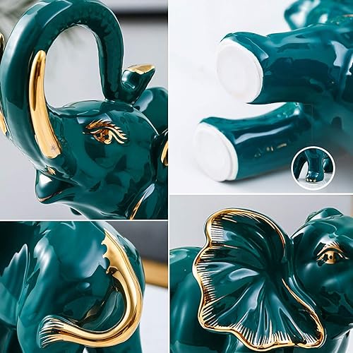 Miniatura 3 de Escultura china de la estatua del feng shui para el hogar, adornos de escritorio para el hogar, decoración de la boda, diseño elegante de elefante,