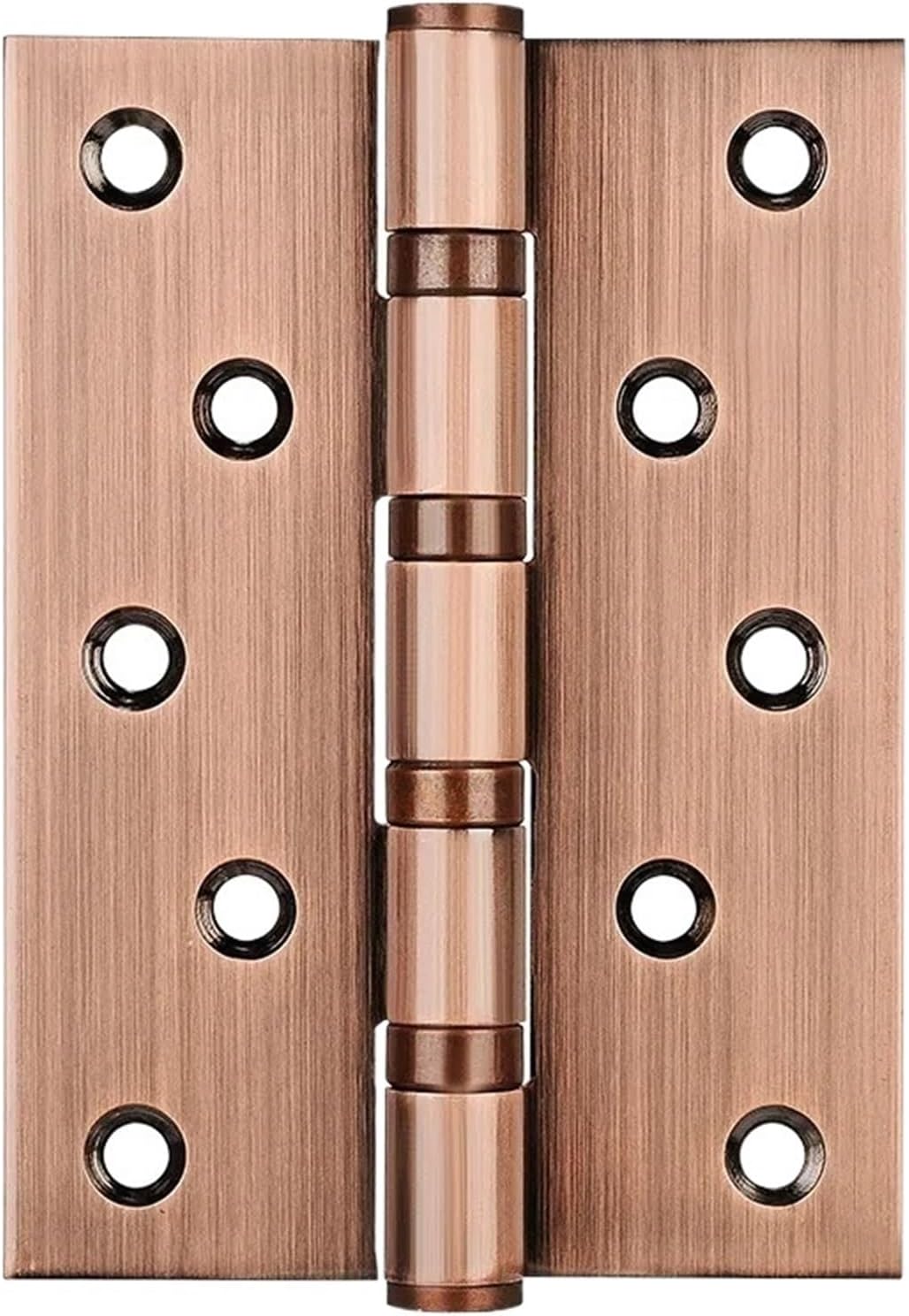 1pc Thickened Wide Stainless Steel Flat Opening Hinge 5 Inch 3.5 Inch Wide Silent Room Door Living Door Wooden(5-inch Brushed Silver (5X3.5*X3.0) 1)