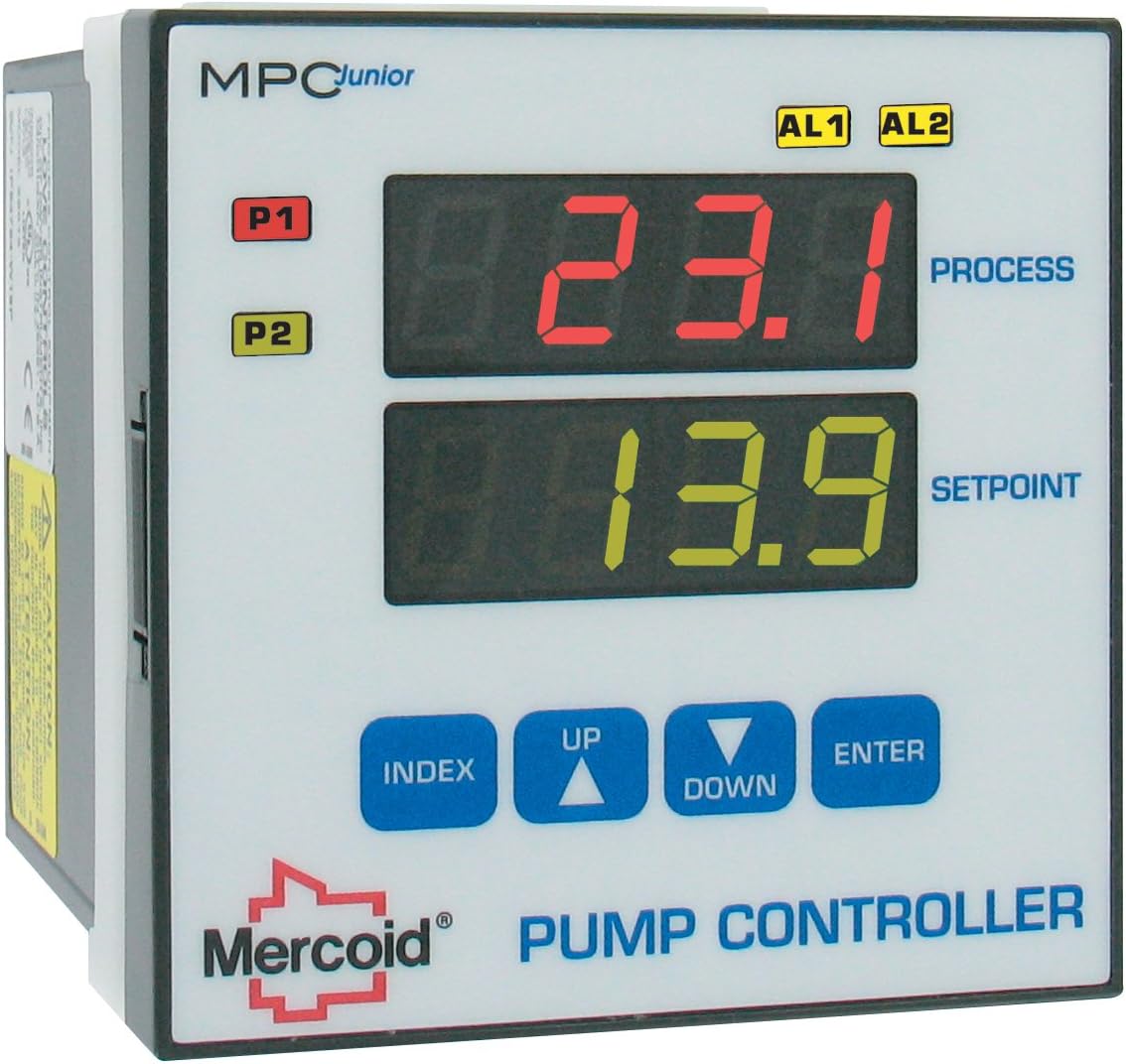 Mercoid® Pump Controller, MPCJR, 1 or 2 Pump Control, Built-in Alternation
